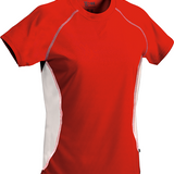 LADIES ATHLETIC SHORTS SLEEVE SHIRT - 8914L | Kobe Sportswear