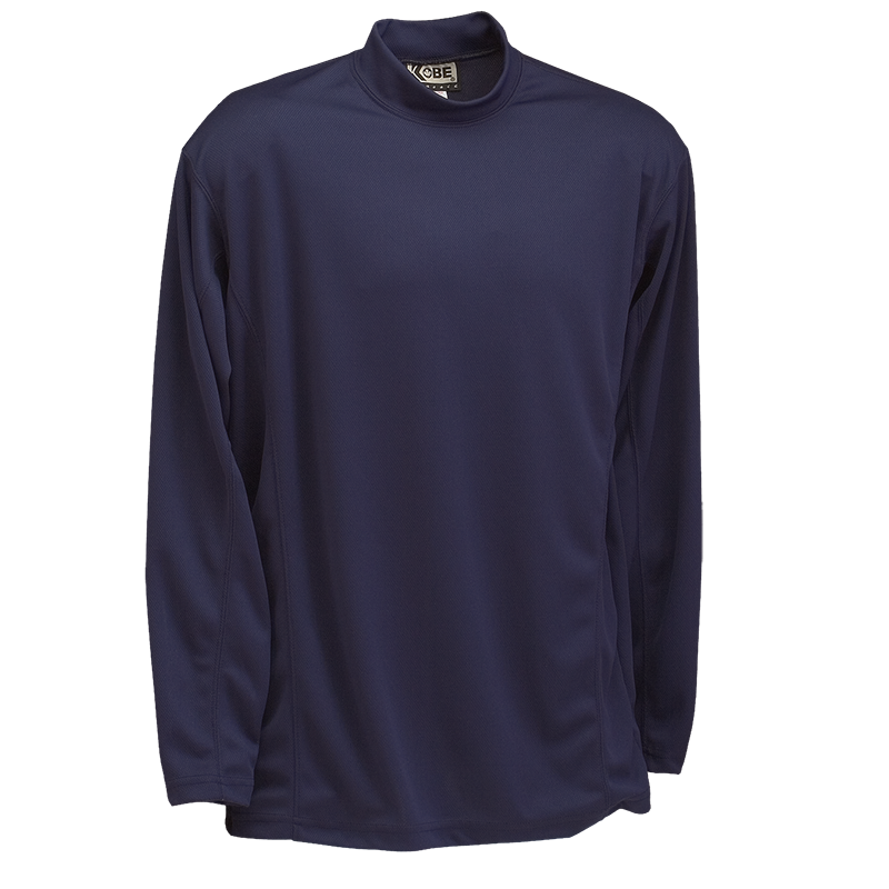 LONG SLEEVE MOCK NECK SHIRT - 8908 | Kobe Sportswear