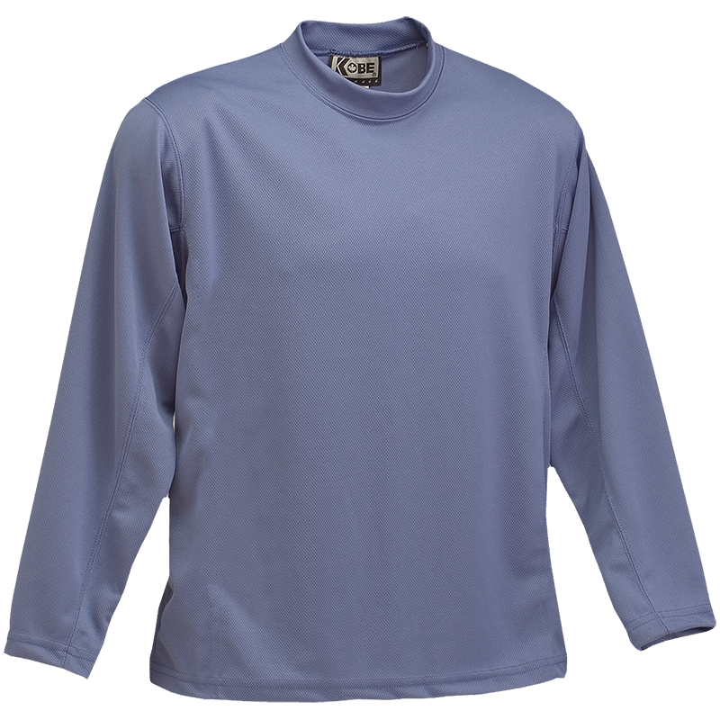 LONG SLEEVE MOCK NECK SHIRT - 8911 | Kobe Sportswear