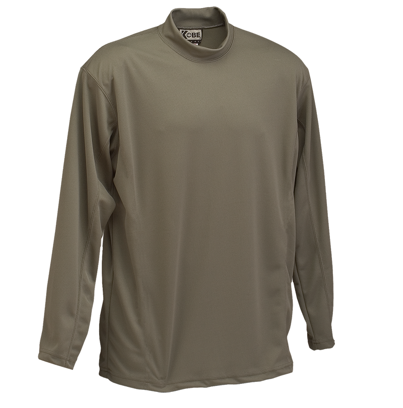 Kobe Classic Long Sleeve Mock Neck Shirt - 8911