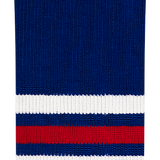 Kobe League Knit NY Rangers Away Hockey Socks - 9818A