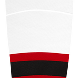 Kobe K3G Pro Ottawa 2021 Home White Hockey Socks - K3GS72H