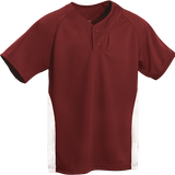 TWO TONE SHORTS SLEEVE BASEBALL JERSEY - K3GBB3 | Kobe Sportswear